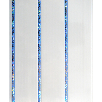 Потолочная панель ПВХ Элегия голубая (240Х3000Х8)
